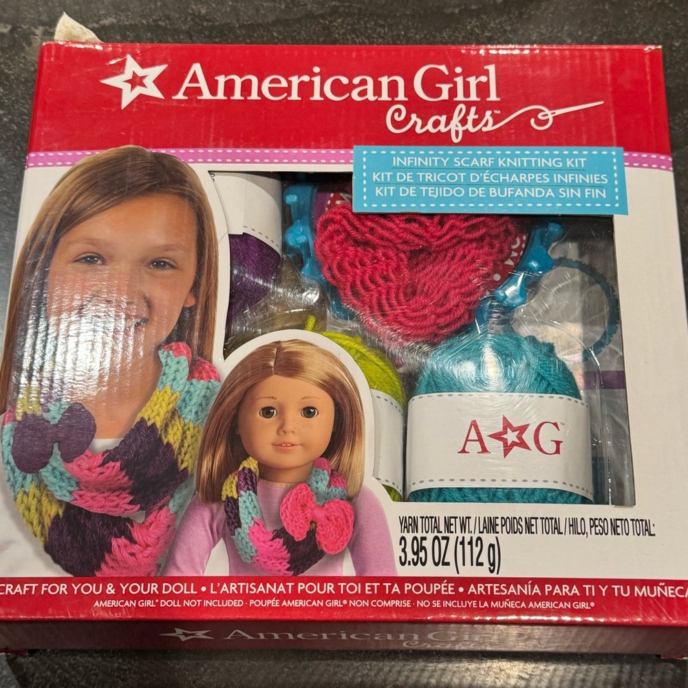 American Girl Infinity Scarf Knitting Kit